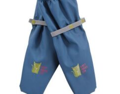 Garden Rain Mittens Dark Blue