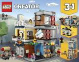 LEGO Creator 3 i 1 31097 Byhus med dyrebutikk og kafe