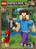 LEGO Minecraft 21148 BigFig Steve med papegøye