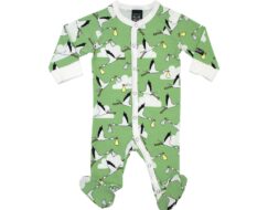 Newborn Stork Print Pyjamas m/fot MEADOW
