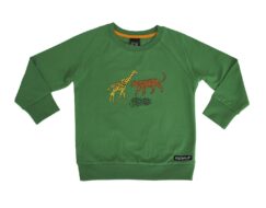 Savannah Placement Print Genser CLOVER