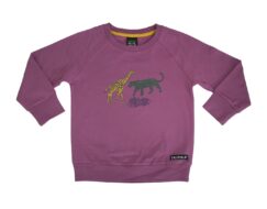 Savannah Placement Print Genser SMOOTHIE