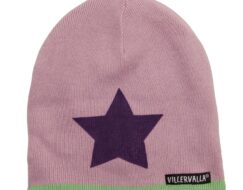 Solid Strikket Lue Med Fleece ORCHID