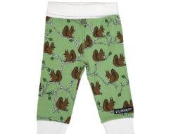 Squirrel Print, Nyfødt Tights LGT CLOVER SQUIRREL