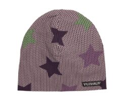 Star Print Beanie ORCHID