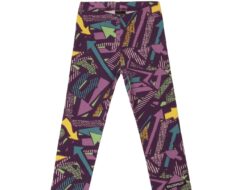 Tights Arrow Print GRAPE